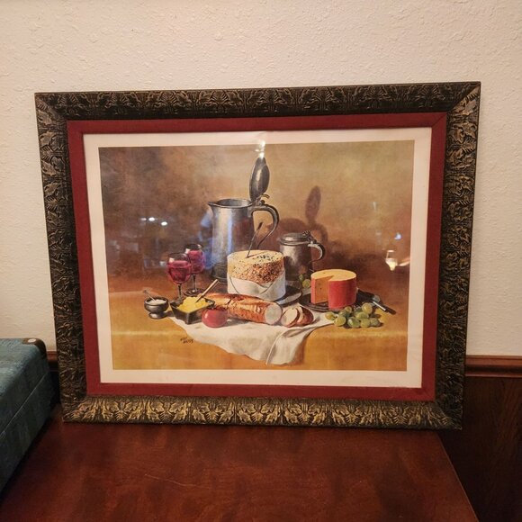 Wilf Walker Framed Still Life Print Felix Rosenstiels Widow & Son 1969 Art - Picture 10 of 16